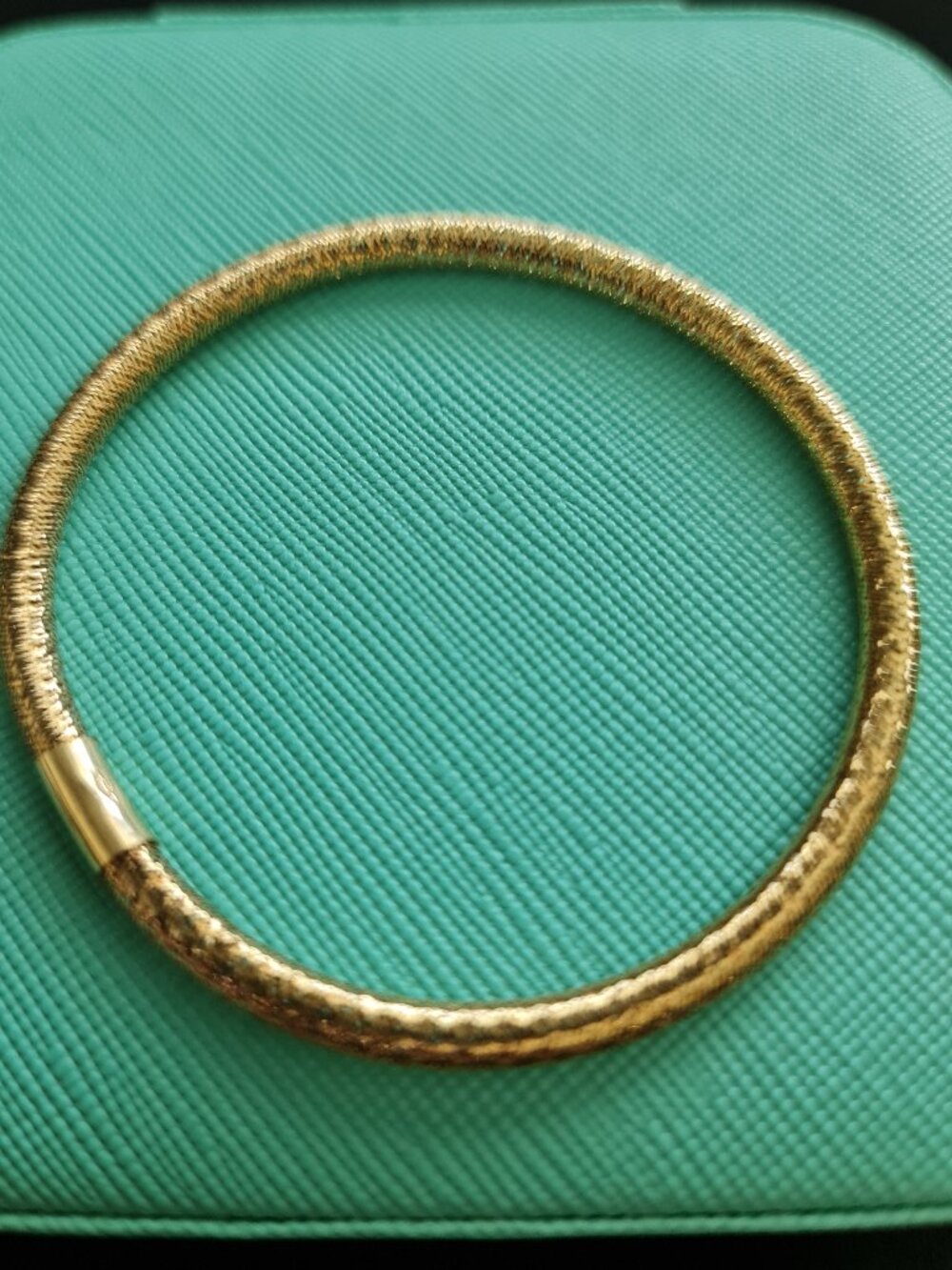 18k Gold Bracelet - round style mesh style